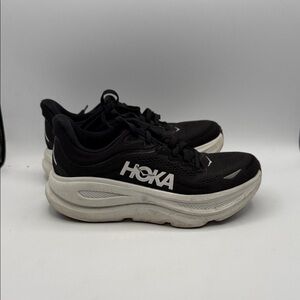 Hoka Bondi 9 womens 6B Black and White Athletic Sneakers S3